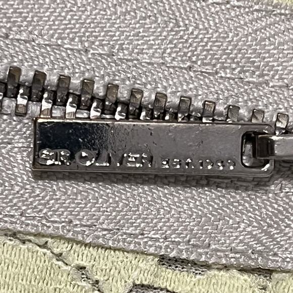 S. Oliver Womens Butter Yellow Lace Floral Blouse Size 6 Small Feminine Coquette - Picture 5 of 11